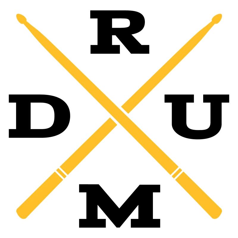 Drum Cross Drummer Drums Changement de couleur