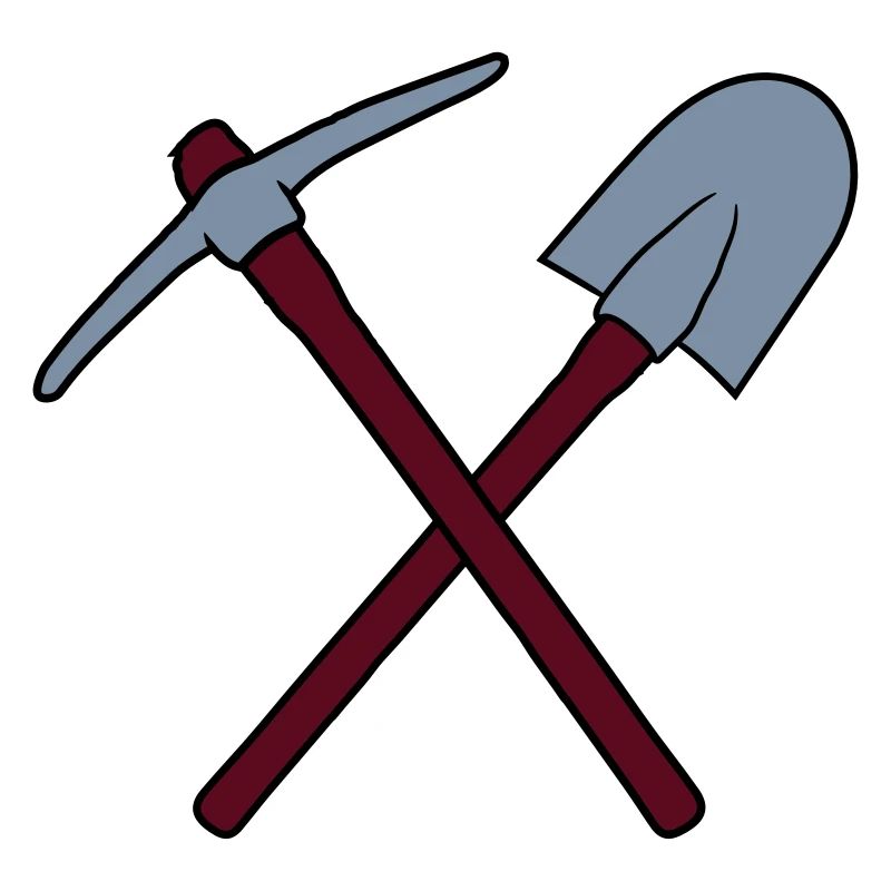 duo cross 2 shovel digging shovels pickaxe pickaxe