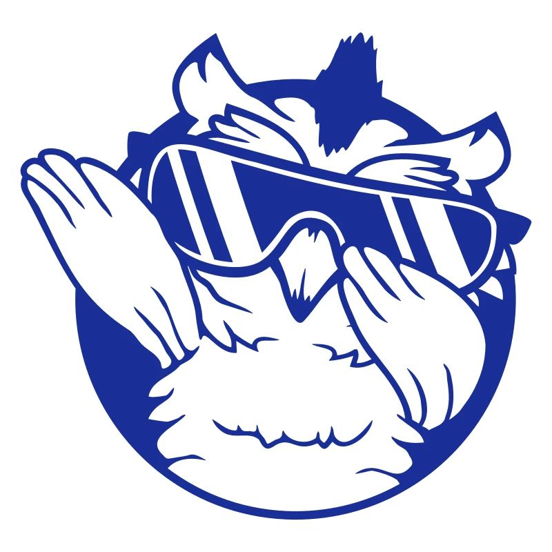 Eule Dabbing Dab Dance Pose Geste Sonnenbrille süß