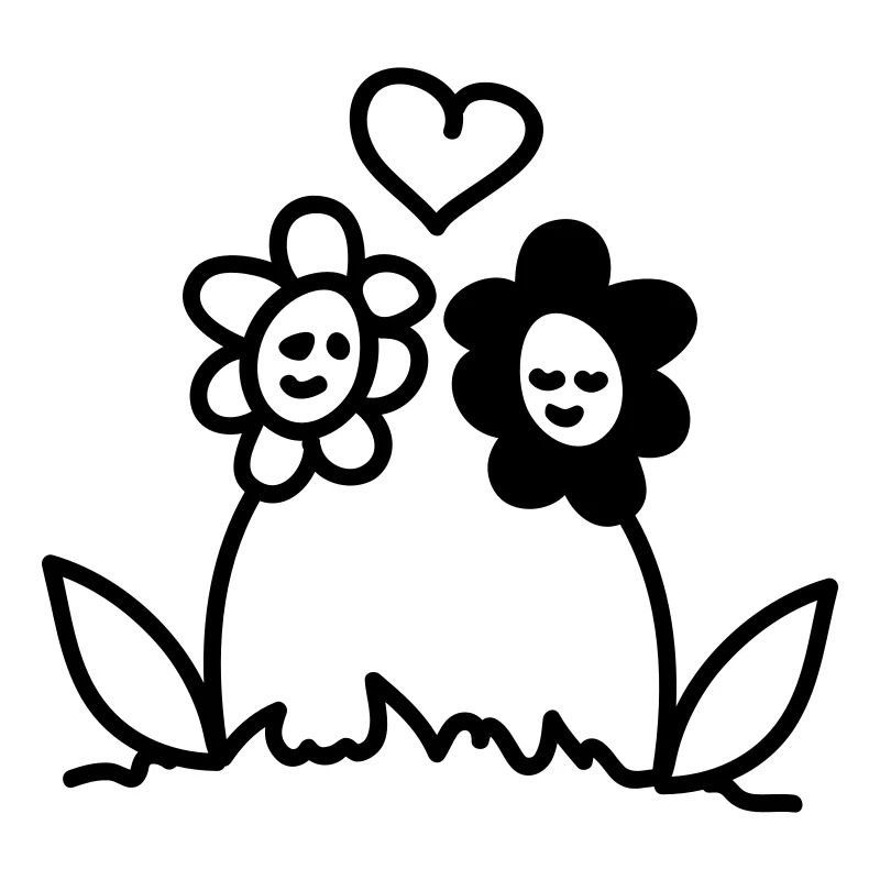 Fleurs dans l'amour - Ligne