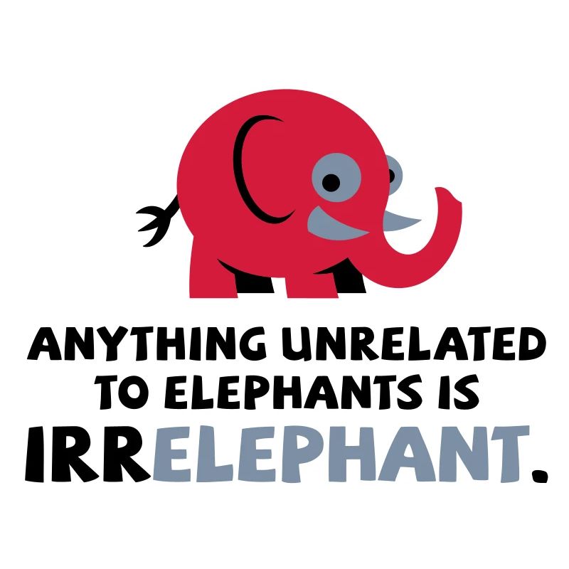 Seulement éléphants ne sont pas irr Elephant!