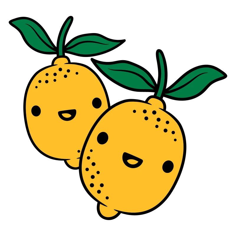 2 citrons kawaii