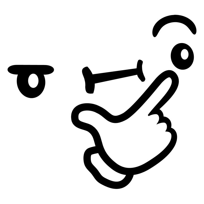 Icon Expression réfléchie du visage