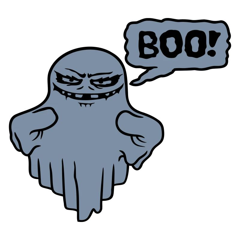 Boo Speech Bubble Mauvais