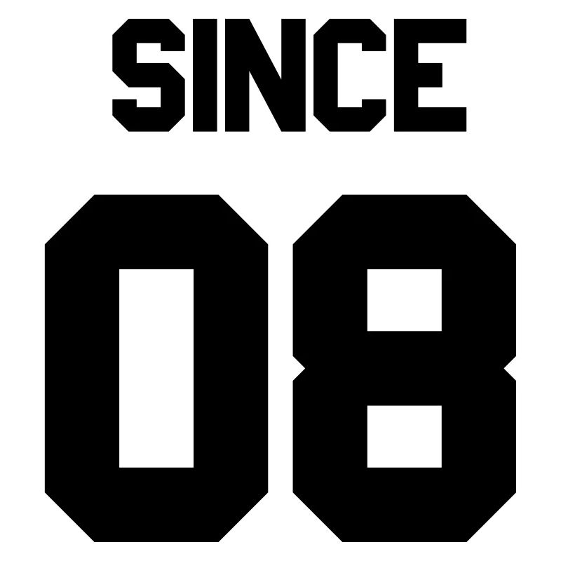 Together since 2008 Paarshirt