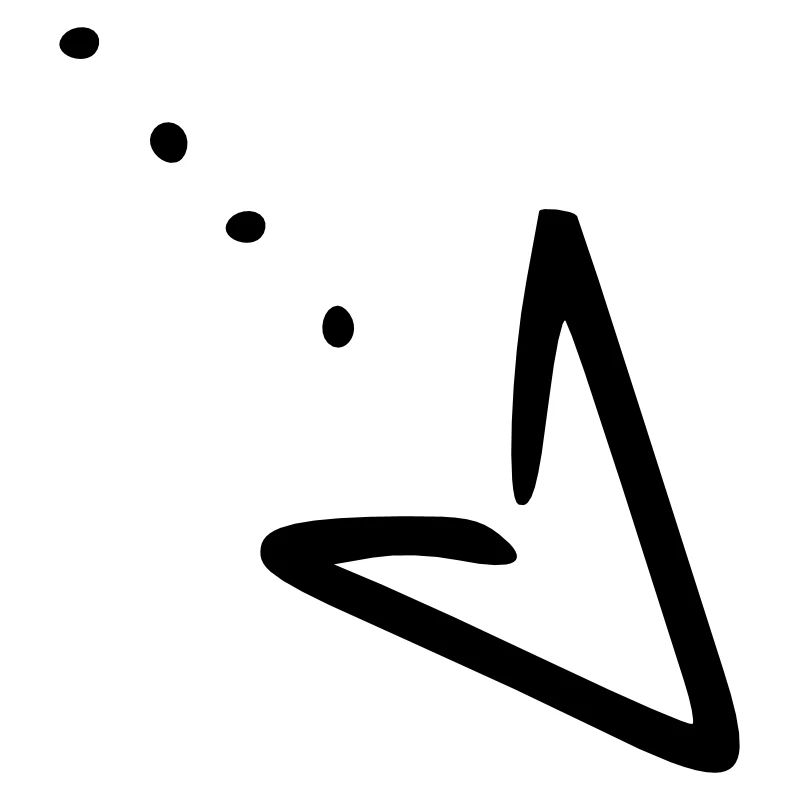 Arrow drawing sketch black