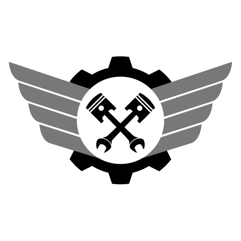 Clé de piston croisée avec engrenage et aile