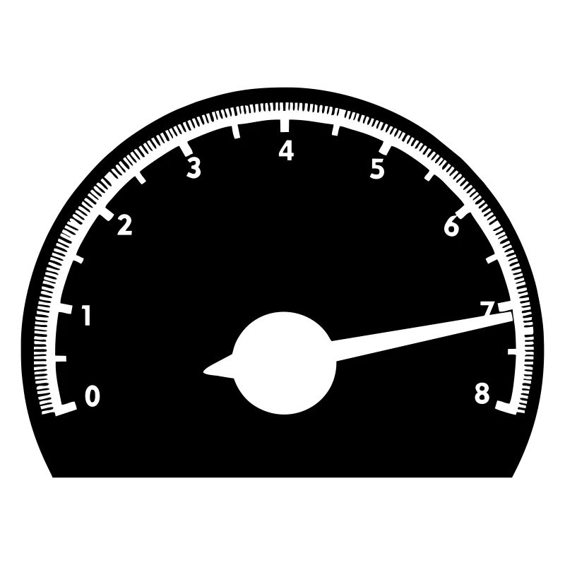 Car cut tachometer