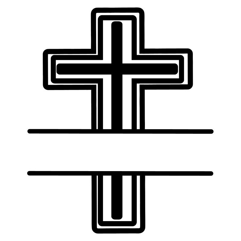 Monogramm-Kreuz