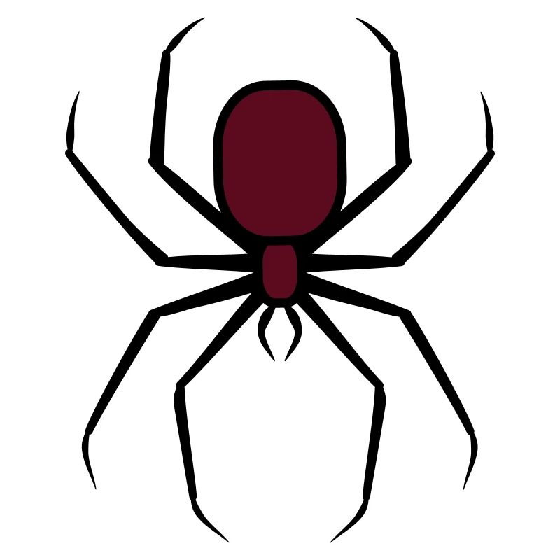 Gruselige Halloween Unheimliche Goth-Spinne 3