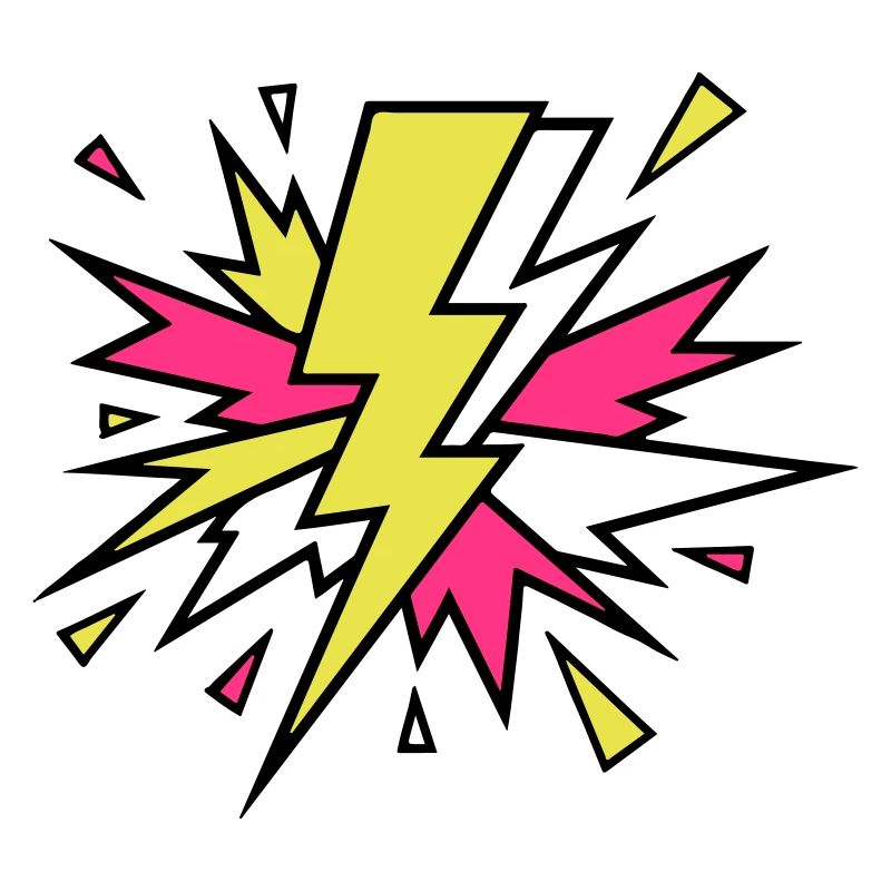 Yellow Beam Neon Explosion