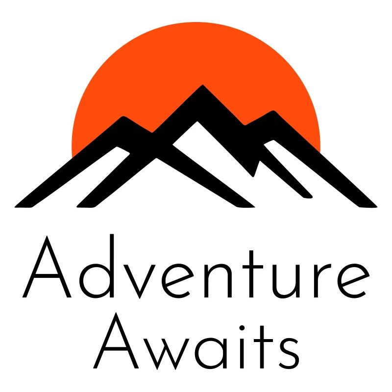 L'aventure vous attend – Montagnes et coucher de soleil