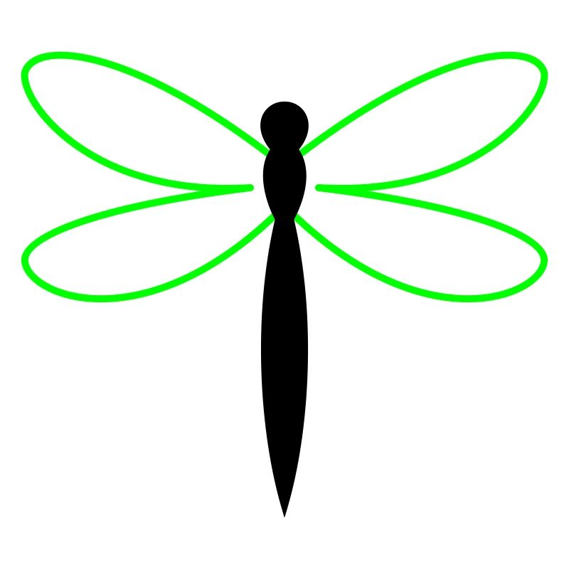 Dragonfly Silhouette