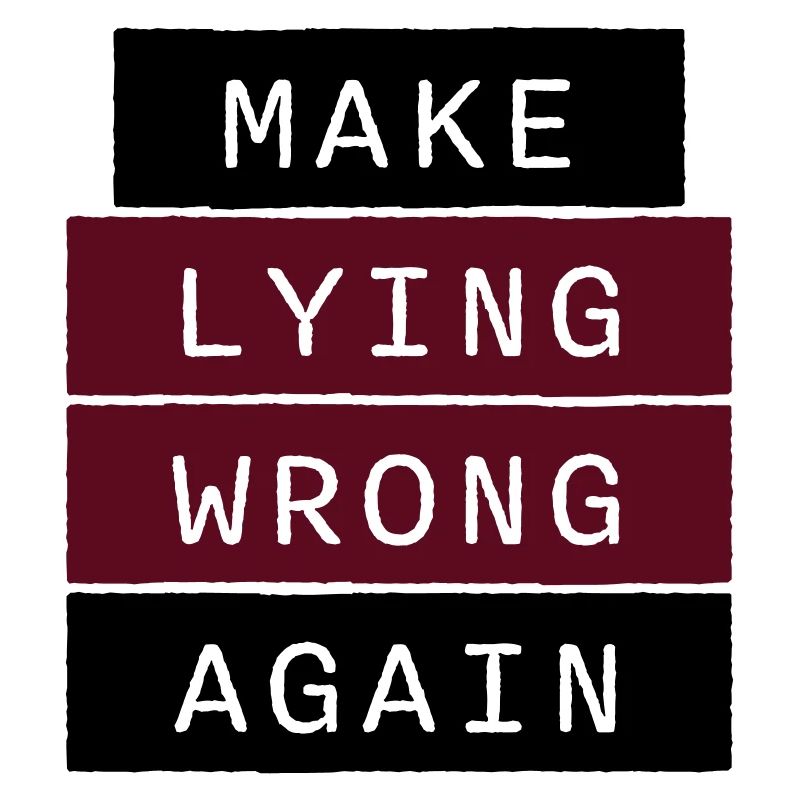 Logo de déclaration politique « Make Fooling Wrong Again »