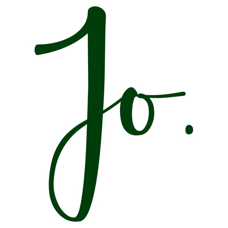 Jo – Conception de texte de lettrage manuel
