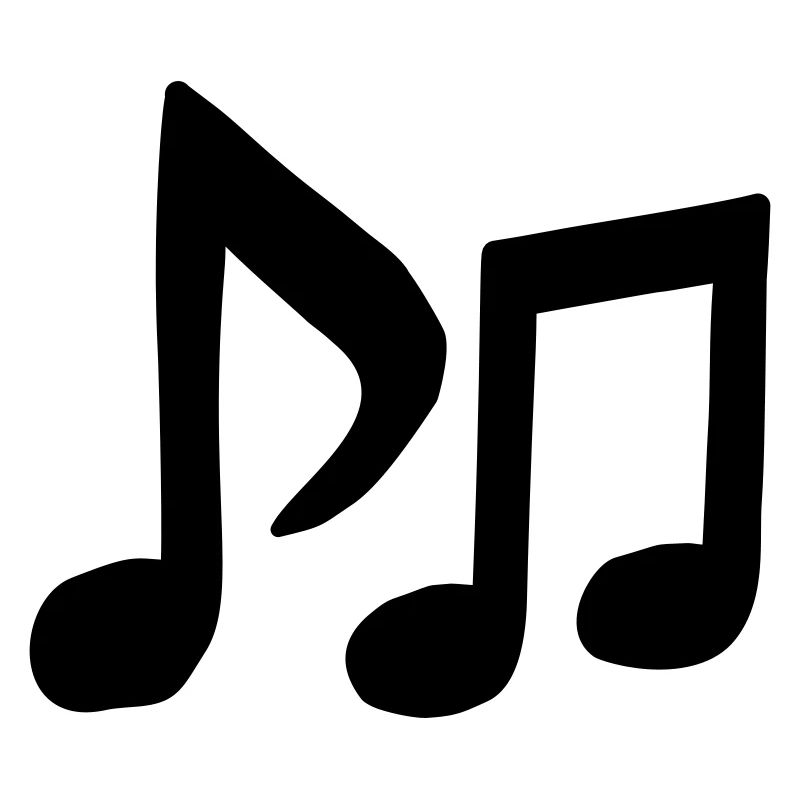 Silhouette des Notes Noires