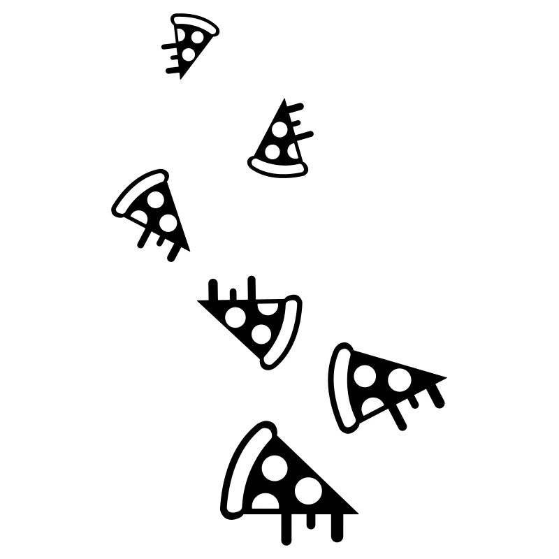 Pizza Icon Silhouette