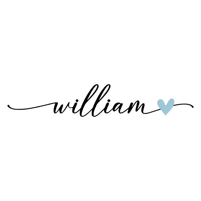 William Name Calligraphy Font