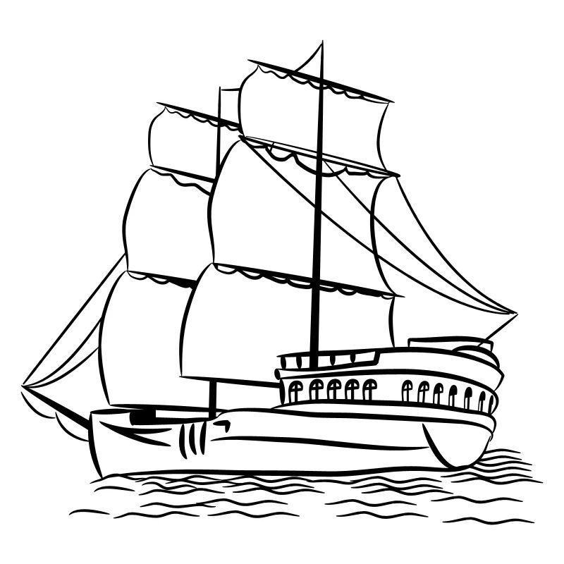 sailing ship old ship