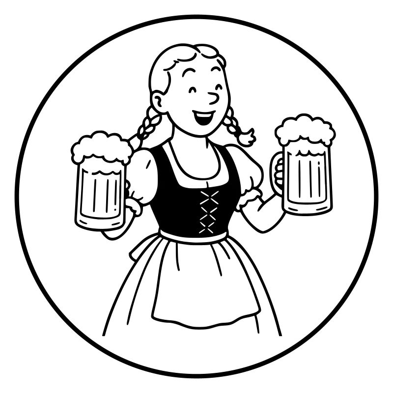 Bier mädchen