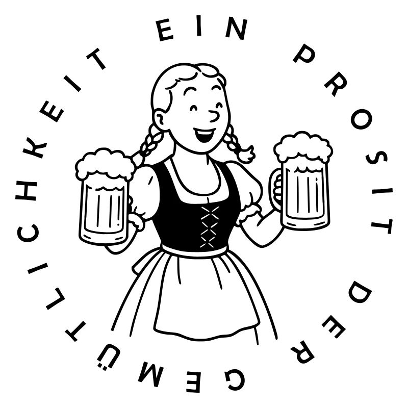 Bier Mädchen - Ein Prosit der Gemütlichkeit