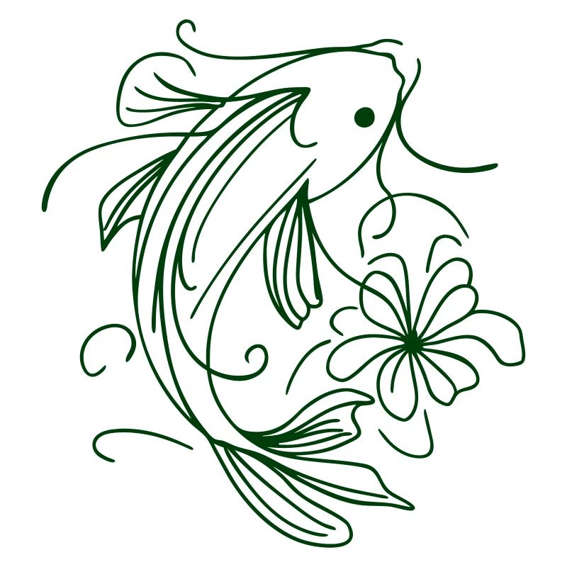 Poisson Splash Art Épurée