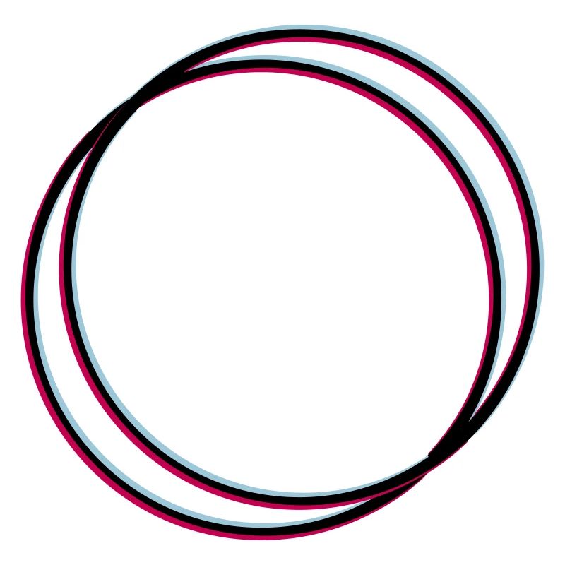 2 circles 3D