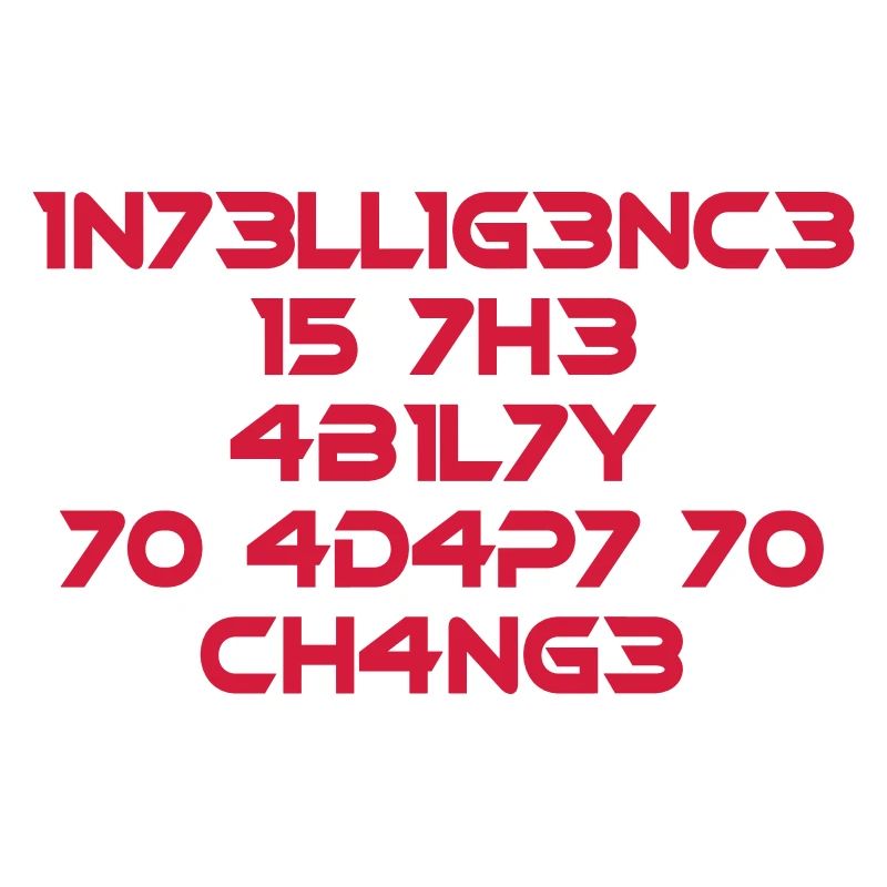 L’intelligence est la compétence Cool Dire Math