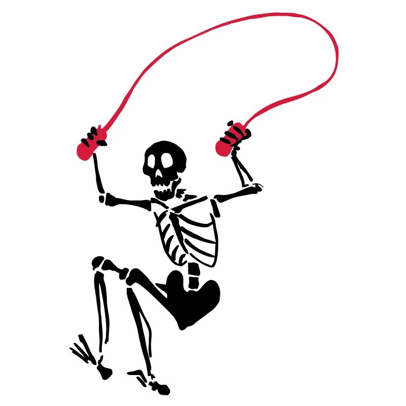 Skeleton Seilspringen