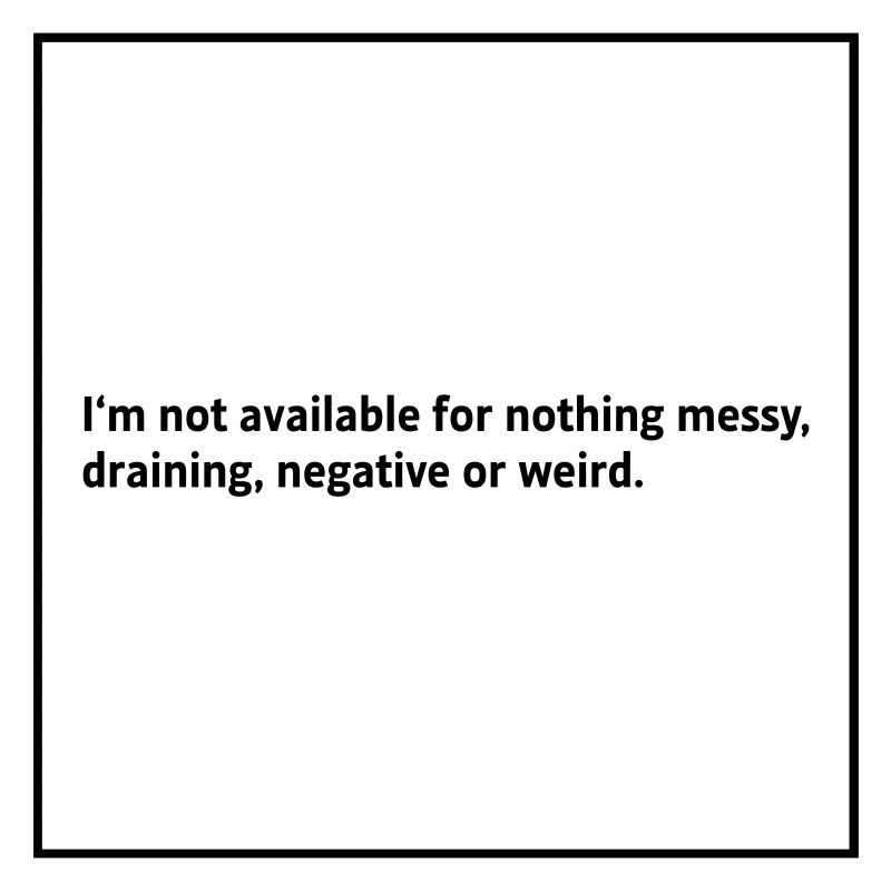 I m not available