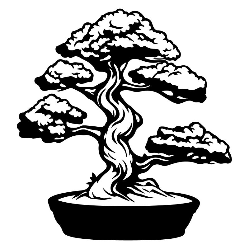 Tree Bonsai Symbol