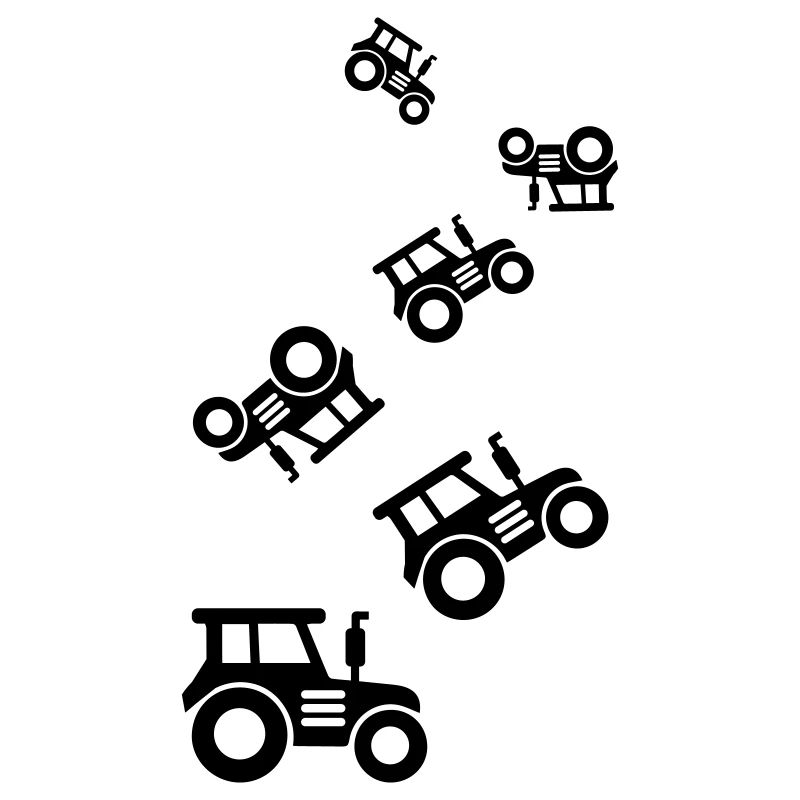 Traktor icon Silhouette