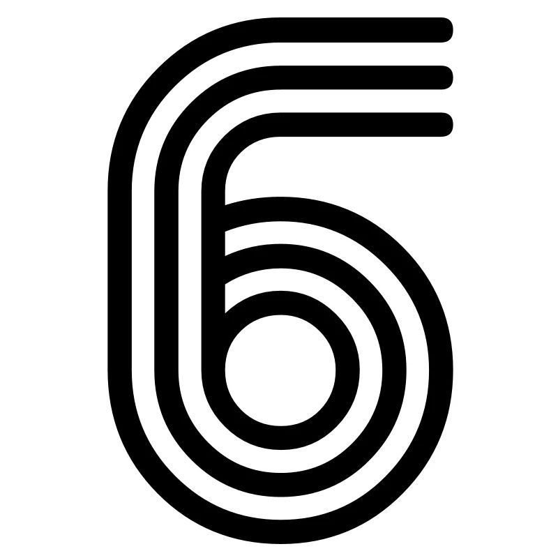 6 sechs six