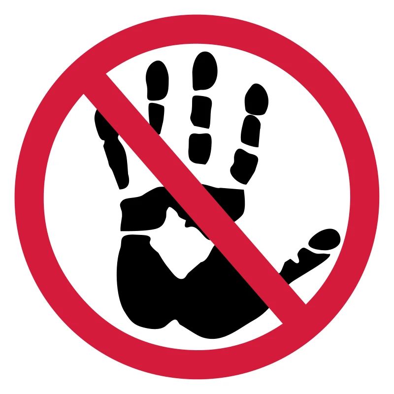 Handprint - Do not touch!
