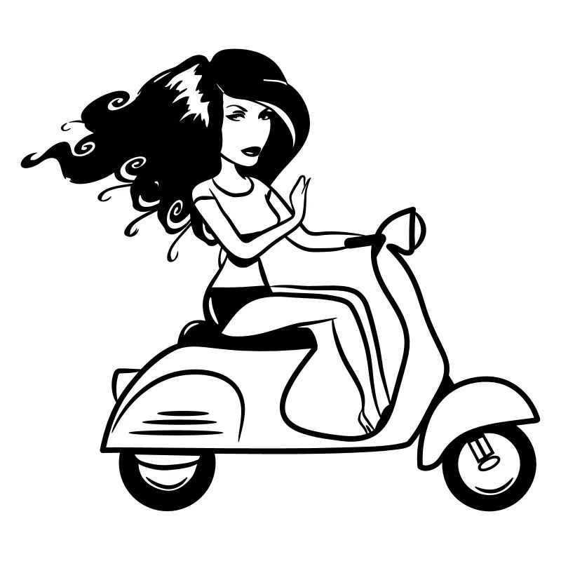 motorroller mädchen sexy