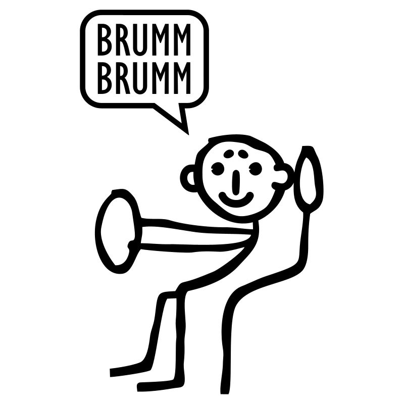 Strichmännchen brumm
