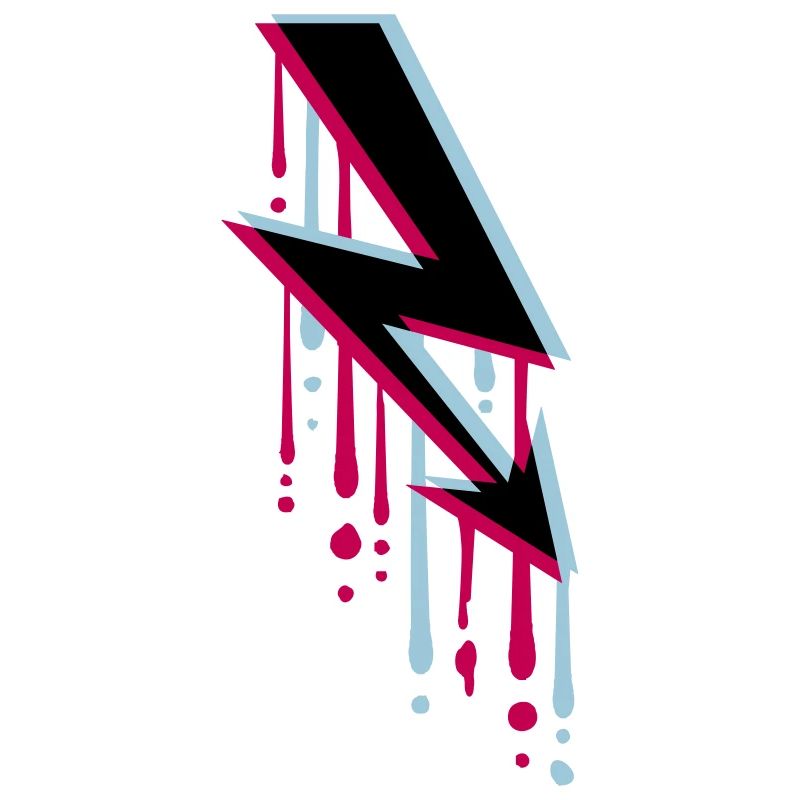 drops graffiti 3d electric lightning current energy