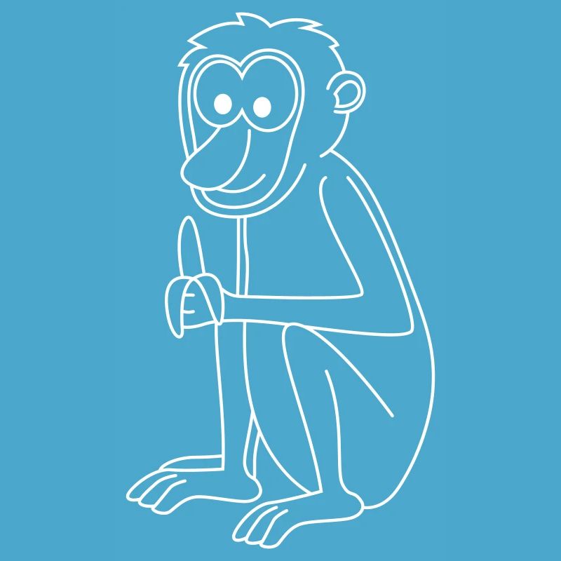 Monkey comic animal