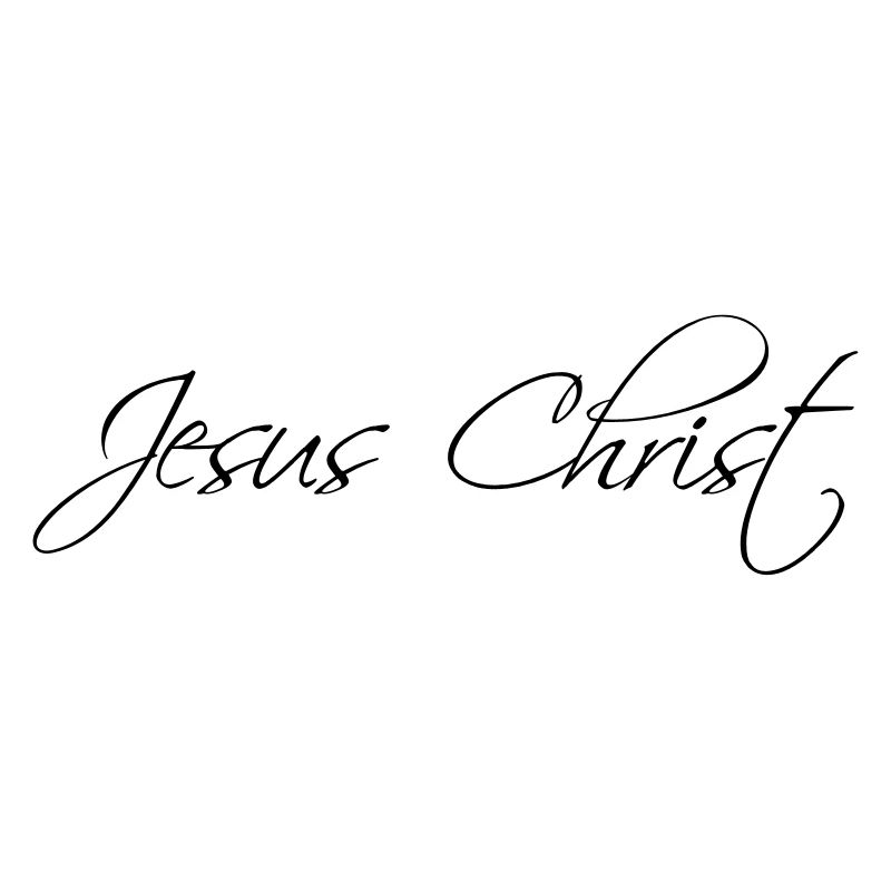 christian logo cool, texte jésus christ