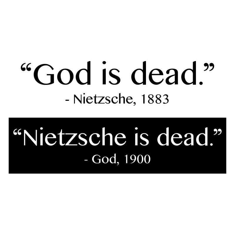 God is Dead - Nietzsche is dead
