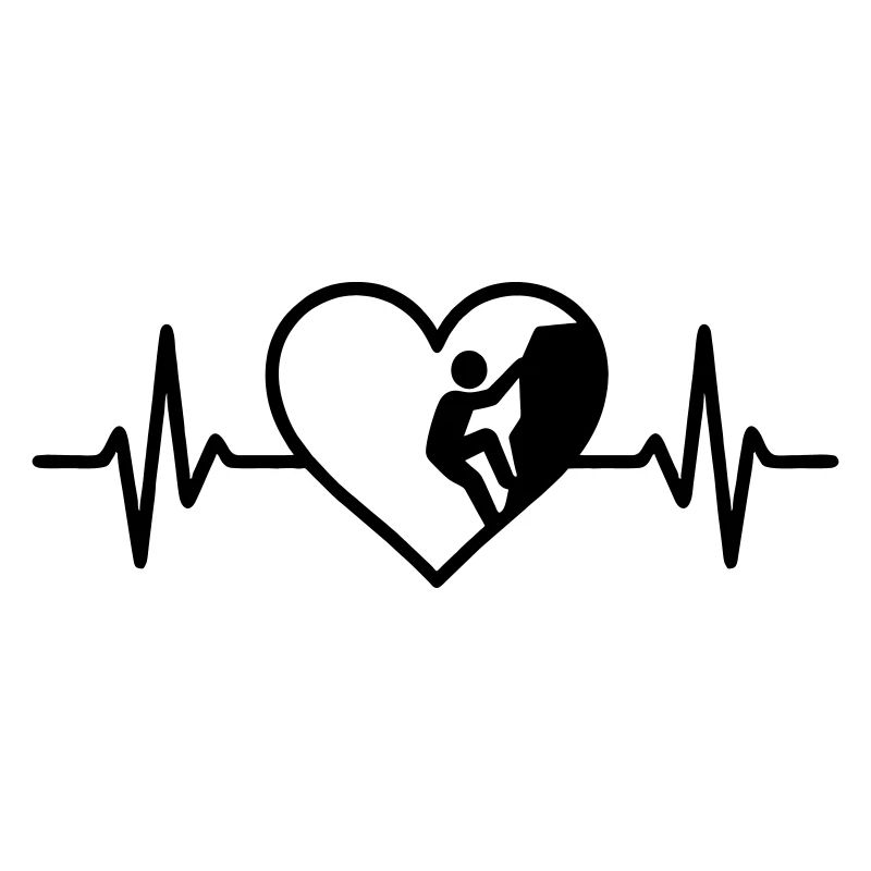 Klettern Sport Kletterer Herz