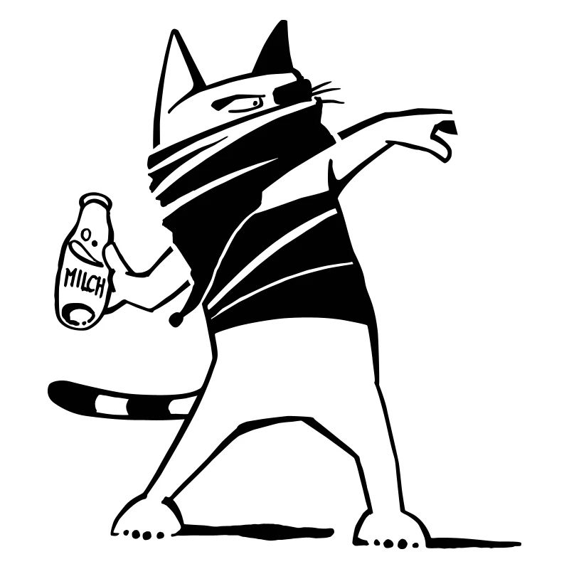 Chat contre.