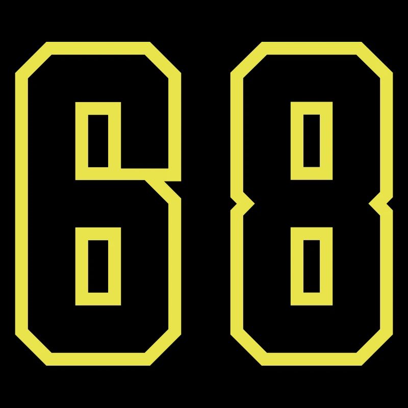 Maillot à 68 numéros