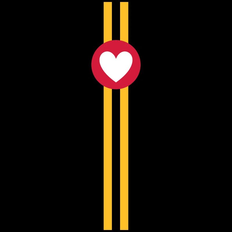 ★ couleurs de conception interchangeables ★ 2 lignes, cercle et coeur