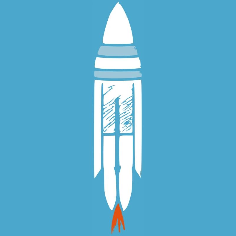 Vecteur de vol spatial spatial de fusée spatiale