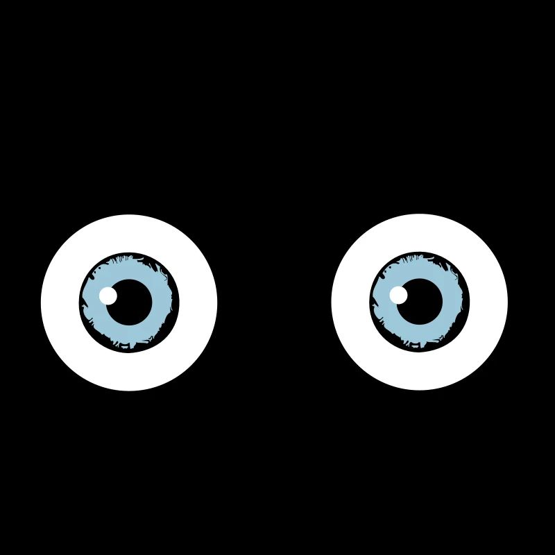 Yeux effrayés