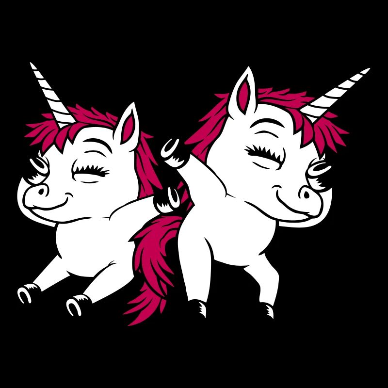 2 Dabbing dancing unicorns