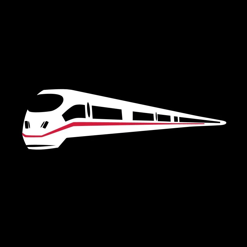 Glace de chemin de fer train