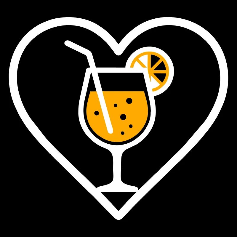 Spritz Cocktail Cœur Boisson à l’Orange Été