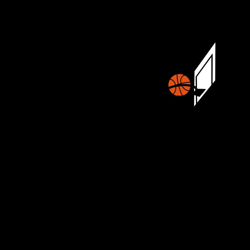 Basketball-playing elephant silhouette